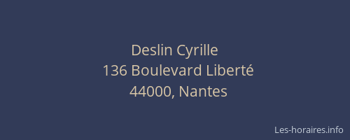 Deslin Cyrille