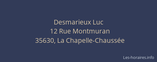 Desmarieux Luc
