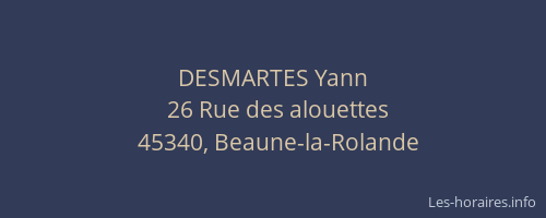 DESMARTES Yann