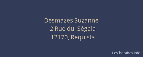 Desmazes Suzanne