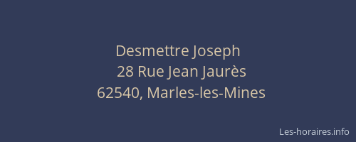 Desmettre Joseph