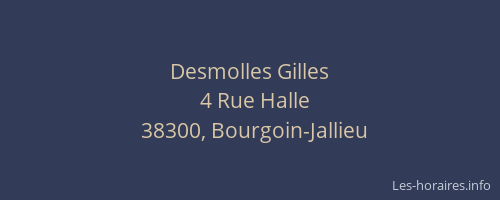 Desmolles Gilles