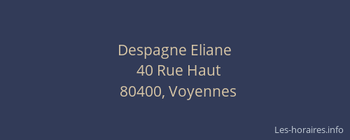Despagne Eliane