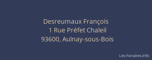 Desreumaux François