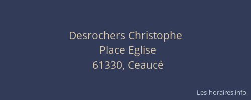 Desrochers Christophe