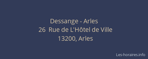Dessange - Arles