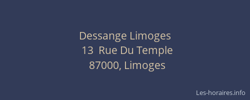 Dessange Limoges
