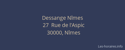 Dessange Nîmes