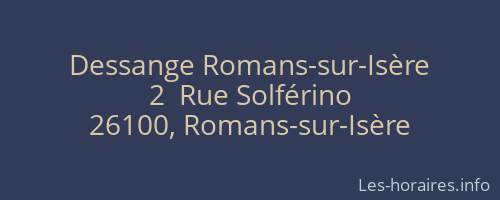 Dessange Romans-sur-Isère