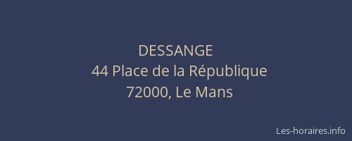 DESSANGE