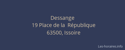 Dessange