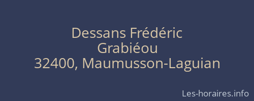 Dessans Frédéric