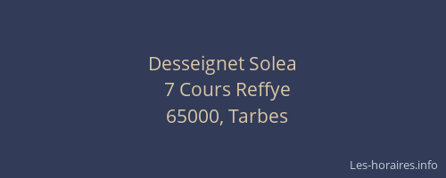 Desseignet Solea