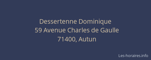 Dessertenne Dominique