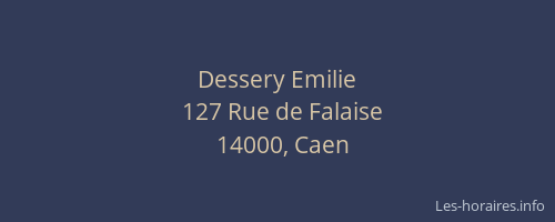 Dessery Emilie