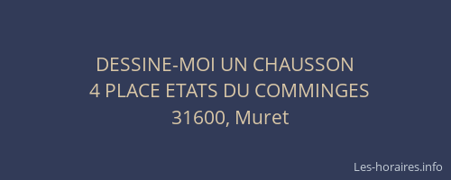 DESSINE-MOI UN CHAUSSON