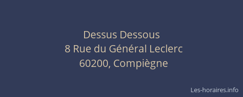 Dessus Dessous