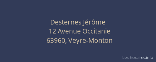 Desternes Jérôme