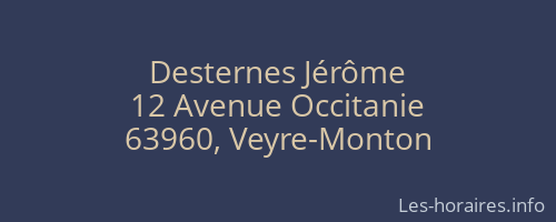 Desternes Jérôme