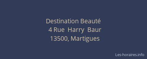 Destination Beauté