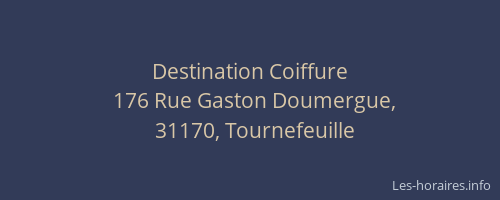 Destination Coiffure