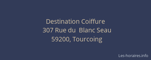 Destination Coiffure