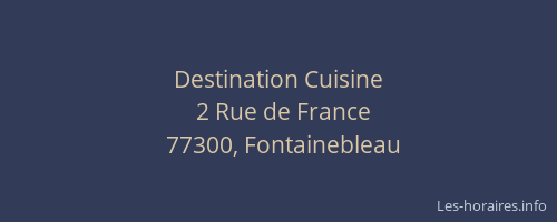 Destination Cuisine