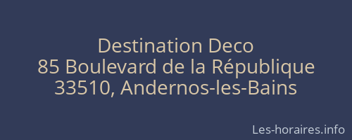 Destination Deco