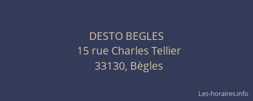 DESTO BEGLES