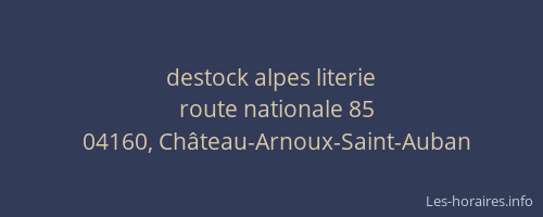 destock alpes literie