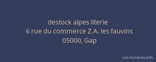 destock alpes literie
