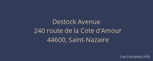 Destock Avenue