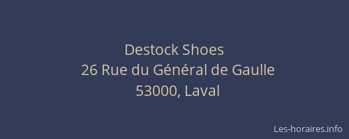 Destock Shoes
