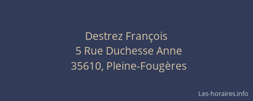 Destrez François