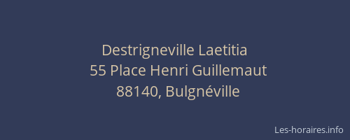 Destrigneville Laetitia