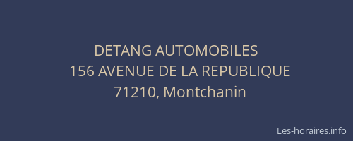 DETANG AUTOMOBILES