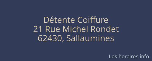 Détente Coiffure