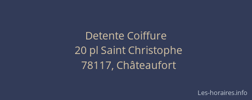 Detente Coiffure