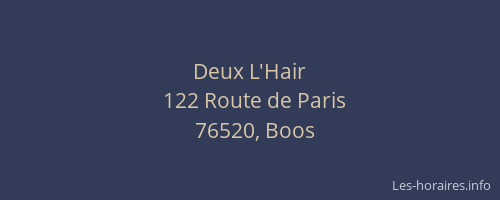 Deux L'Hair