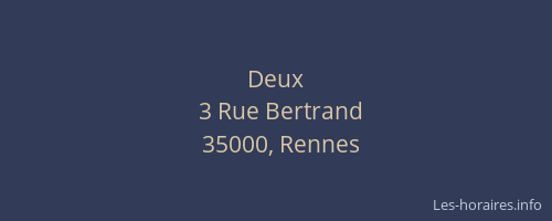 Deux