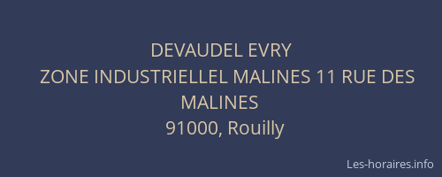 DEVAUDEL EVRY