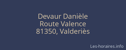 Devaur Danièle