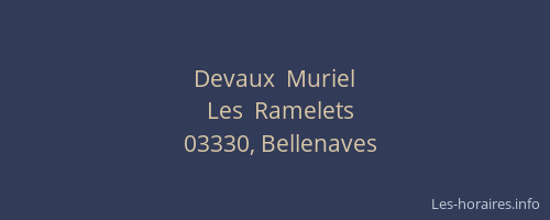 Devaux  Muriel