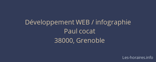 Développement WEB / infographie