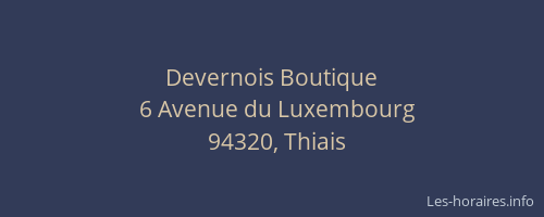 Devernois Boutique