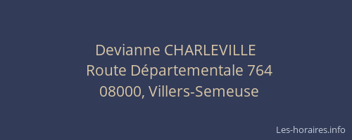Devianne CHARLEVILLE