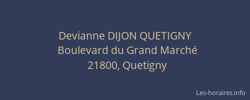 Devianne DIJON QUETIGNY