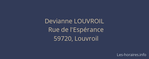 Devianne LOUVROIL