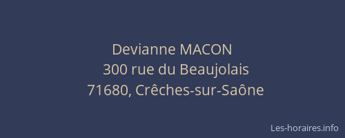 Devianne MACON
