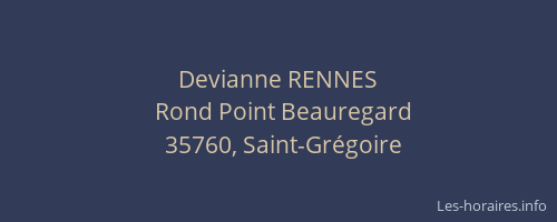 Devianne RENNES